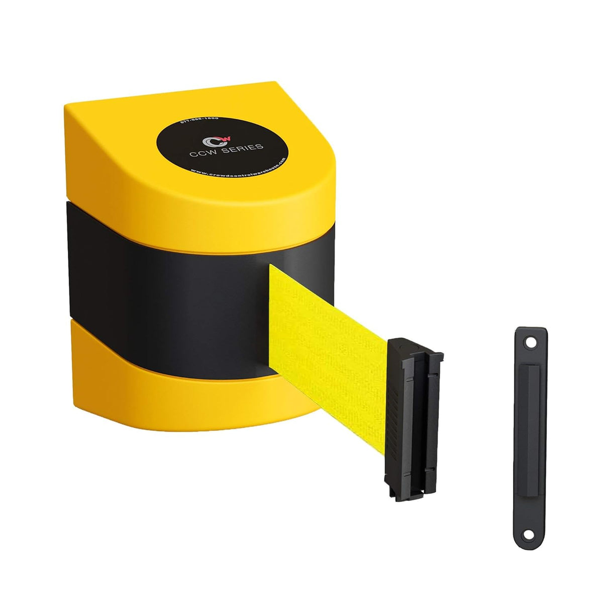 Wall Mounted Retractable Belt Barrier with Black ABS Case W7719