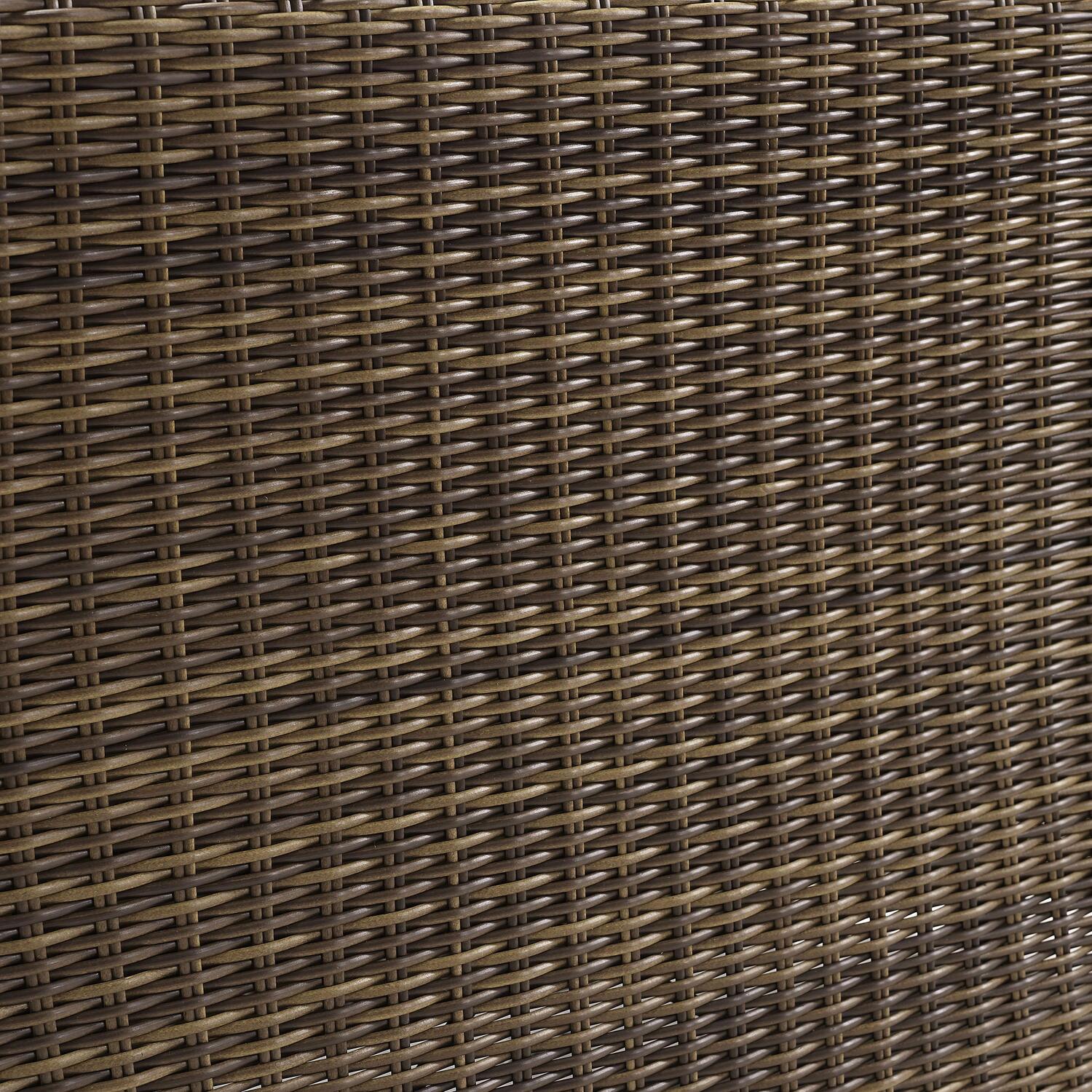 Sangria/Weathered Brown Outdoor Wicker Sofa R24925