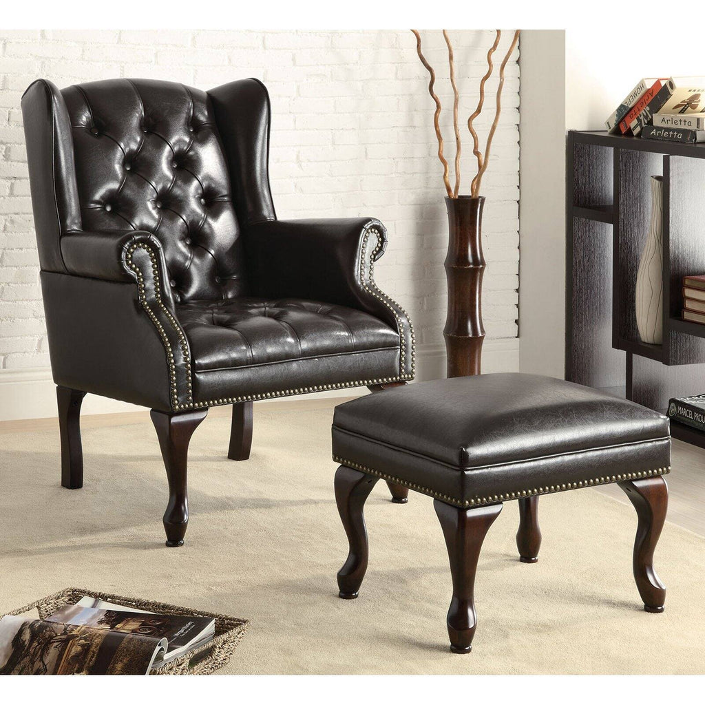 Accent Chair and Ottoman I361946