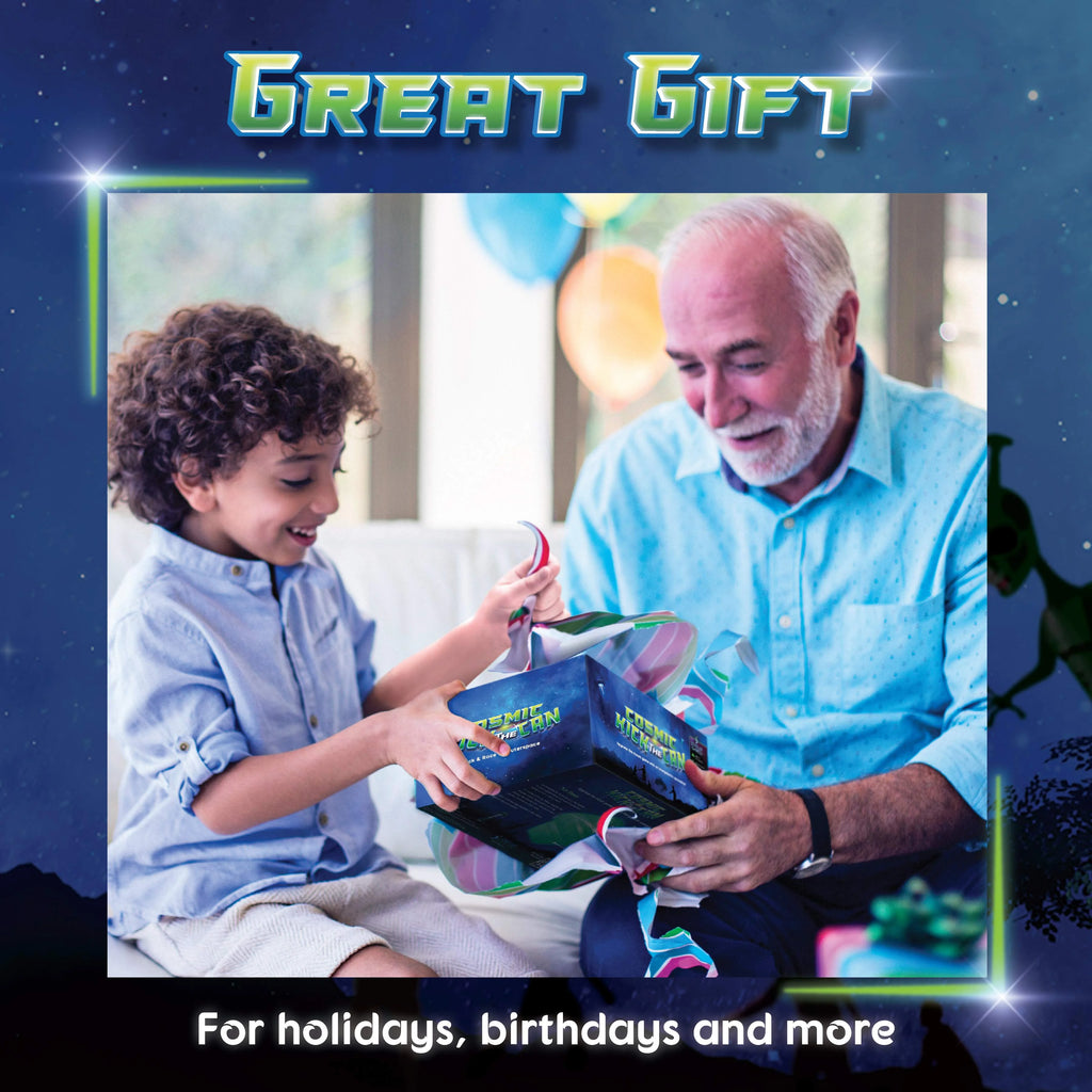 Glow in the Dark Outdoor Board Game and Spaceship Toy F968