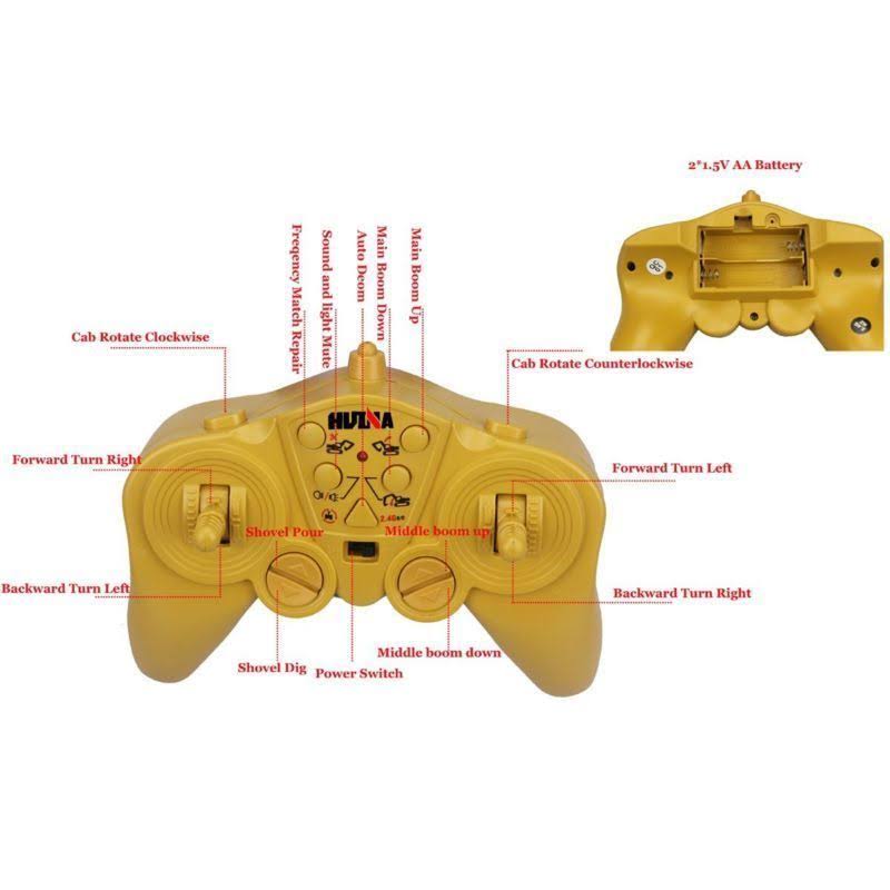 15 Channel 2.4G RC Construction Excavator Truck A47738