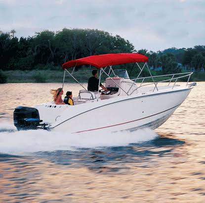 Black Offshore Fishing Boat Cover F25479