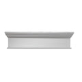99x22W x 104 1/2x22OW x 10x22H x 4 1/2x22P Crosshead with Bottom Trim D2639