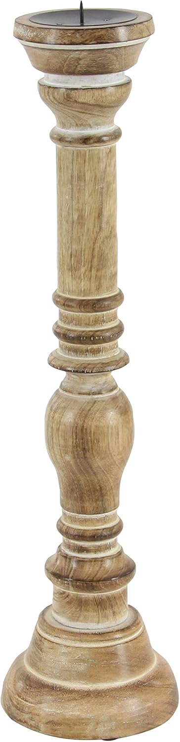 Wooden Candle Stand, Set of 3 Pack of 2 P990282