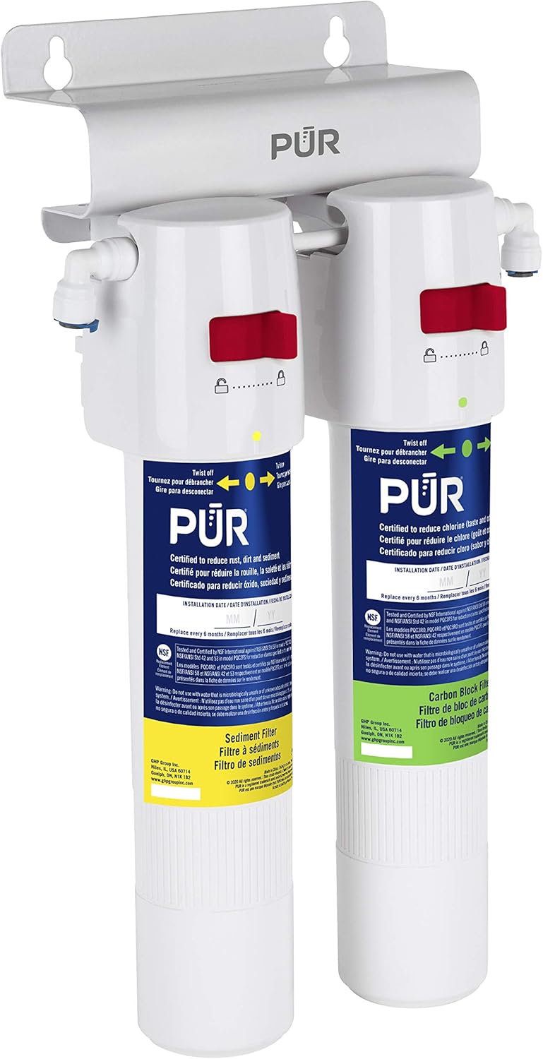 White DualStage H2O Filtration System O1462