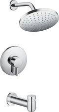 Chrome Round Shower Set V183804