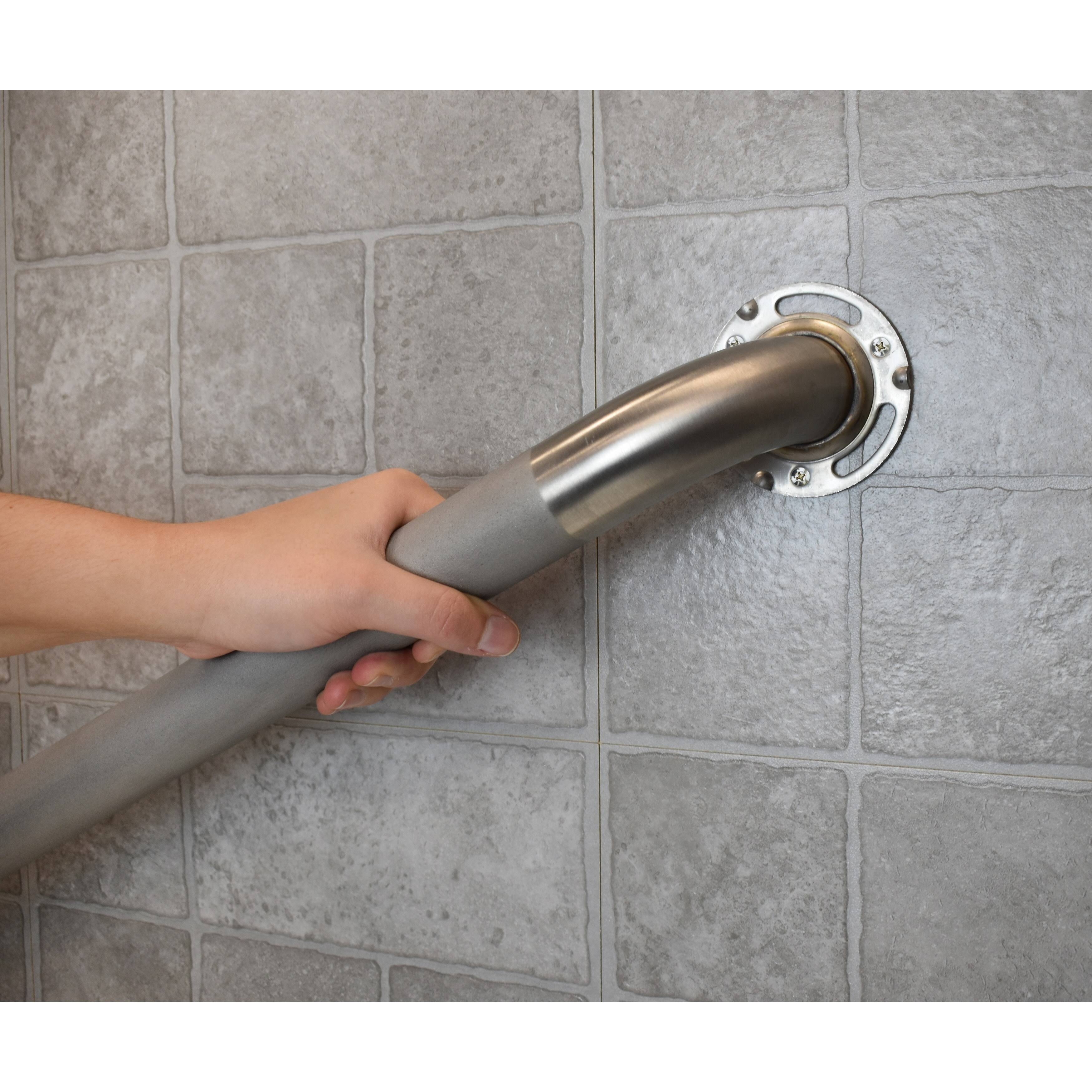 Stainless Steel Grab Bar with Safety Grip I114087