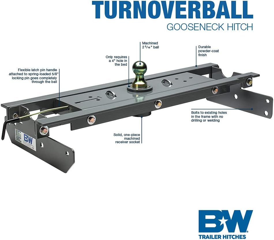 Turnoverball Gooseneck Hitch Q522