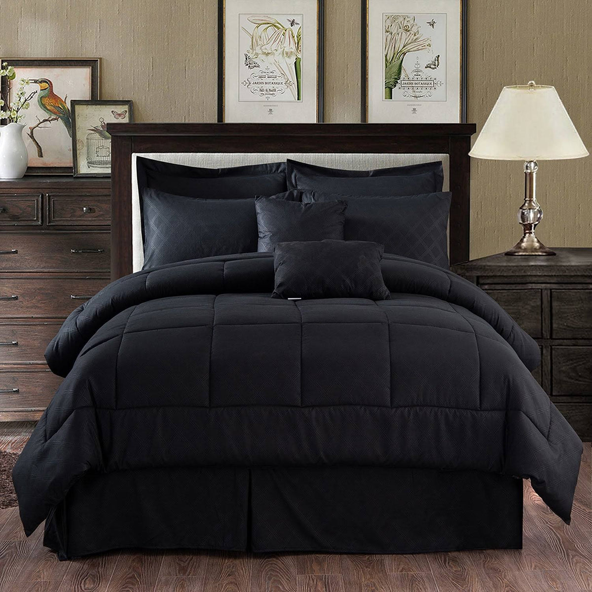 10-Piece Microfiber Comforter and Sheets Set - Twin I690706