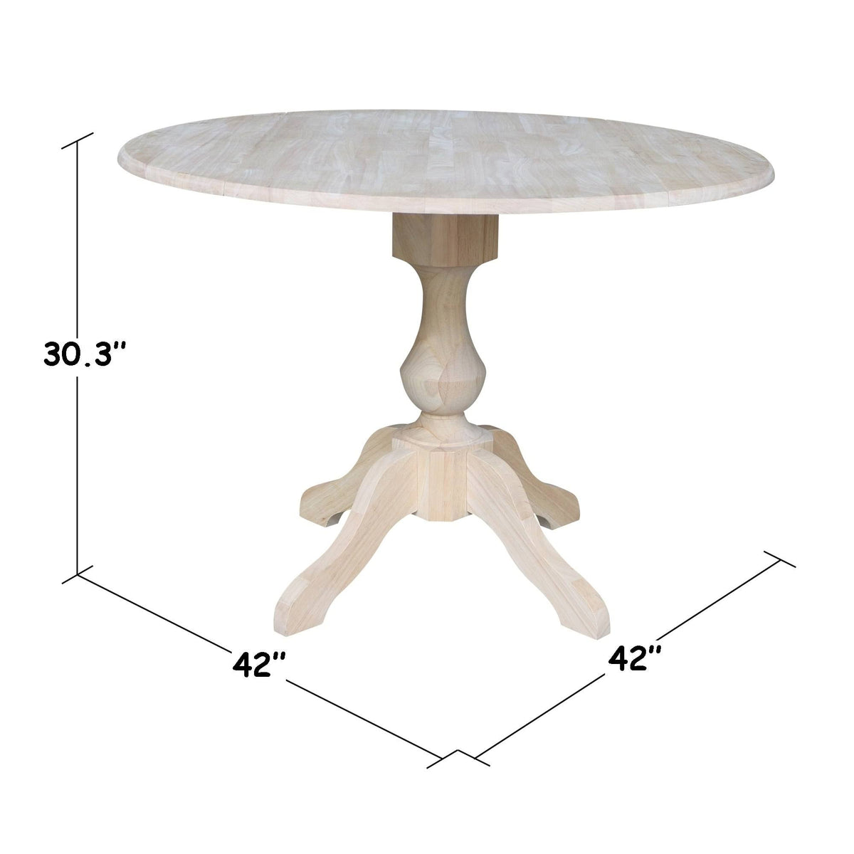 Round Top Pedestal Table with 2 Chairs Y3920