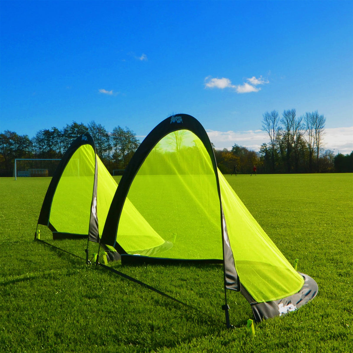 Pop-Up Soccer Goals Pair, Portable Pro Soccer Nets, 2.5ft 4ft 6ft G829247
