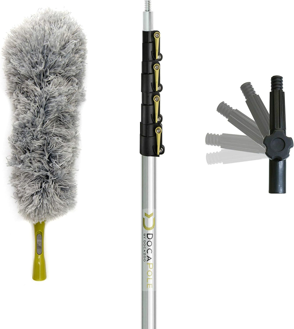 Microfiber Feather Duster with Telescopic Pole T512329