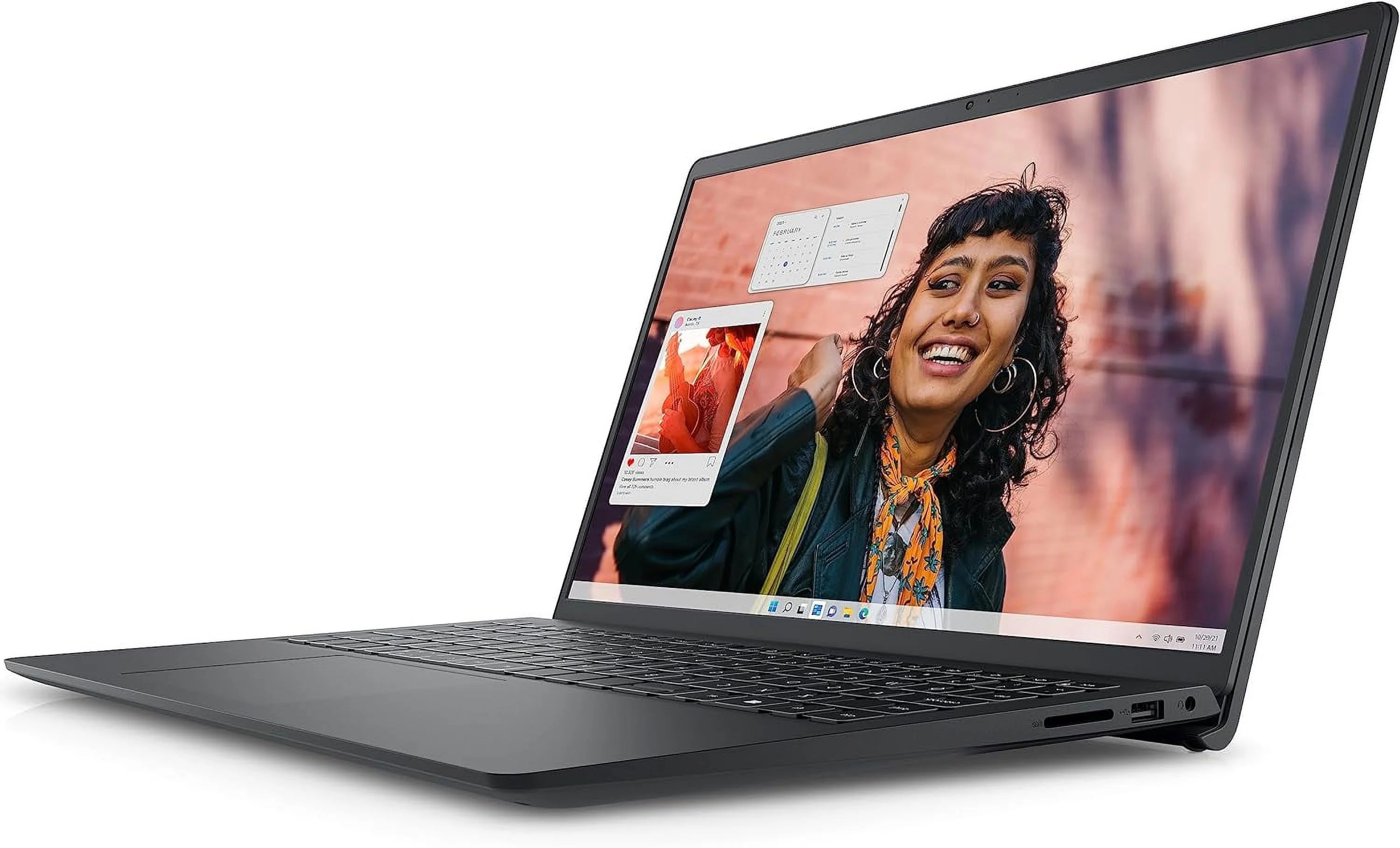 Carbon Black 15.6" Touchscreen FHD Business Laptop Computer, 16GB DDR4 RAM, 512GB PCIe SSD, Windows 11 Pro I490