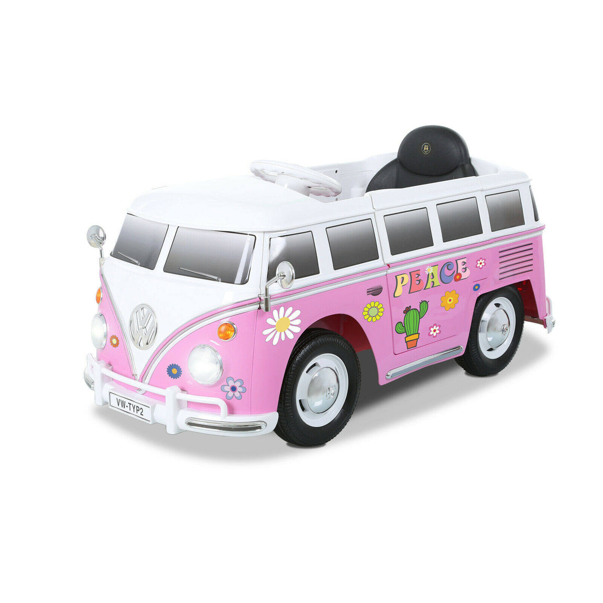Pink 6V Battery Powered Ride-On Toy Car T6318