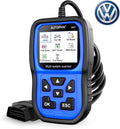 VW Audi Skoda Seat OBD2 Scanner Code Reader with Engine ABS EPB TPMS SAS Transmission Oil Reset Battery Registration Tool X266717