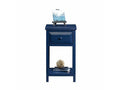 Indigo Blue Finish Side Table W541976