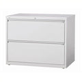 2 Drawer Lateral File Cabinet in Gray B4880