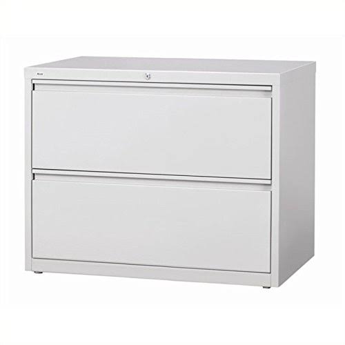 2 Drawer Lateral File Cabinet in Gray B4880