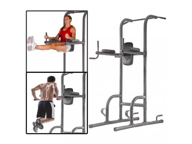 Power Tower with Dip Station Pull Up Bar Q67941
