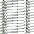 20 Pairs Stainless Steel Cable Railing Hardware Kit S911