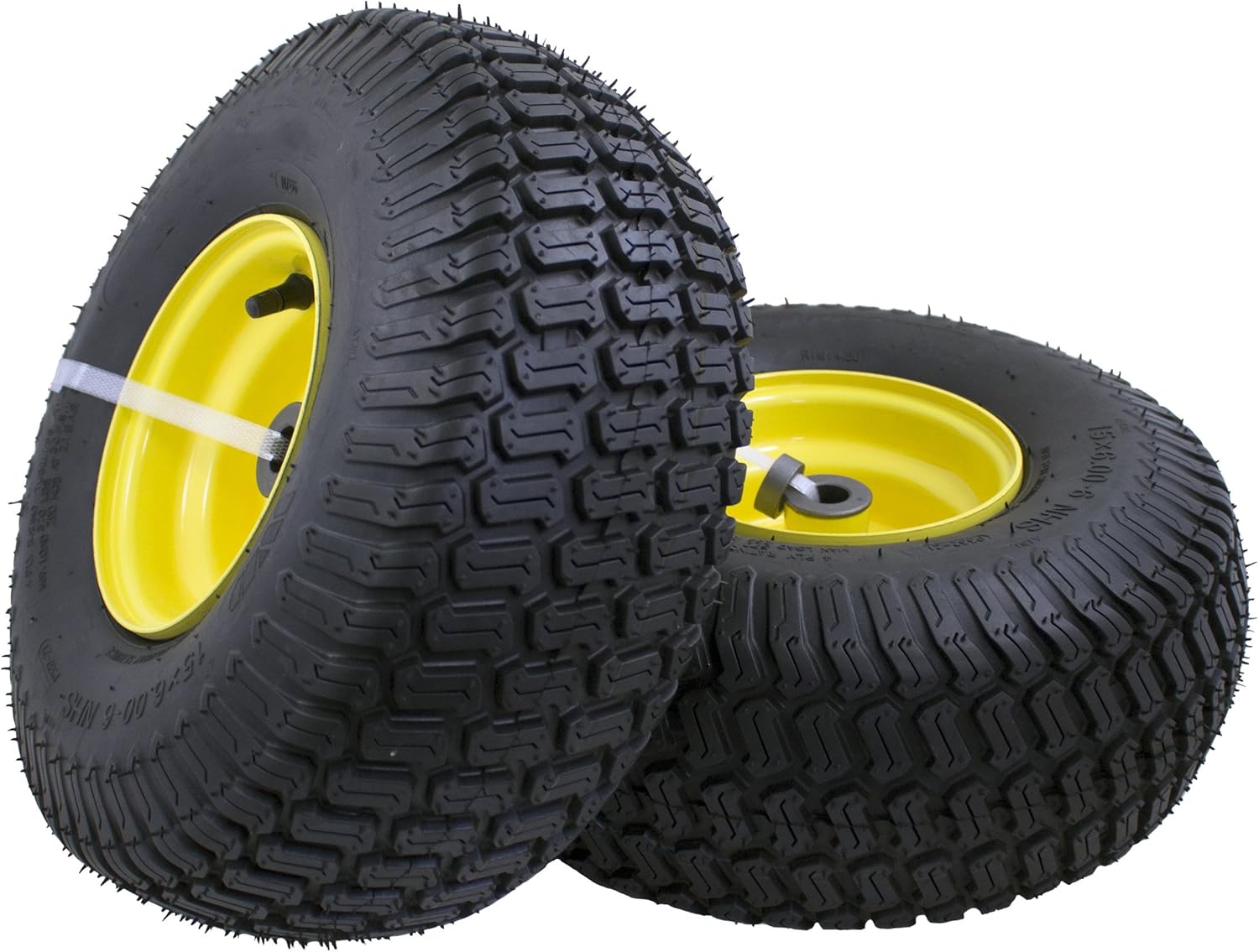 15x6.00-6" Front Tire Assembly Replacement for John Deere Riding Mowers - 2 pack S7943