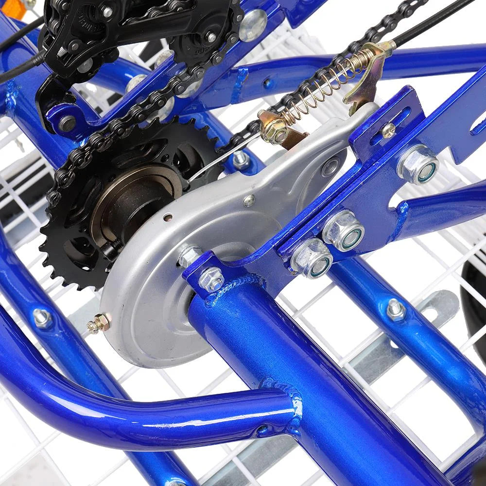 Adult Tricycle 24" Wheels 7 Speed Blue K851495