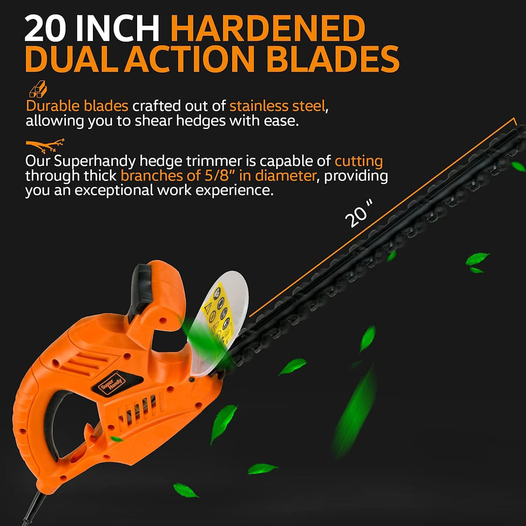 20-Inch Corded Electric Hedge Trimmer S1634