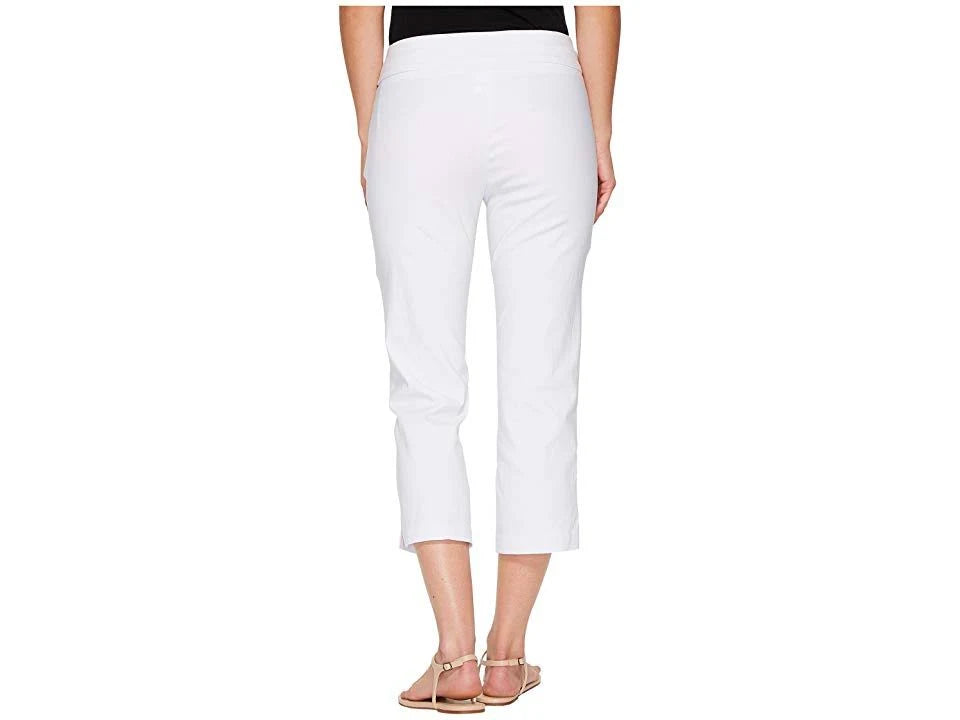 White Pocket Capris J9320