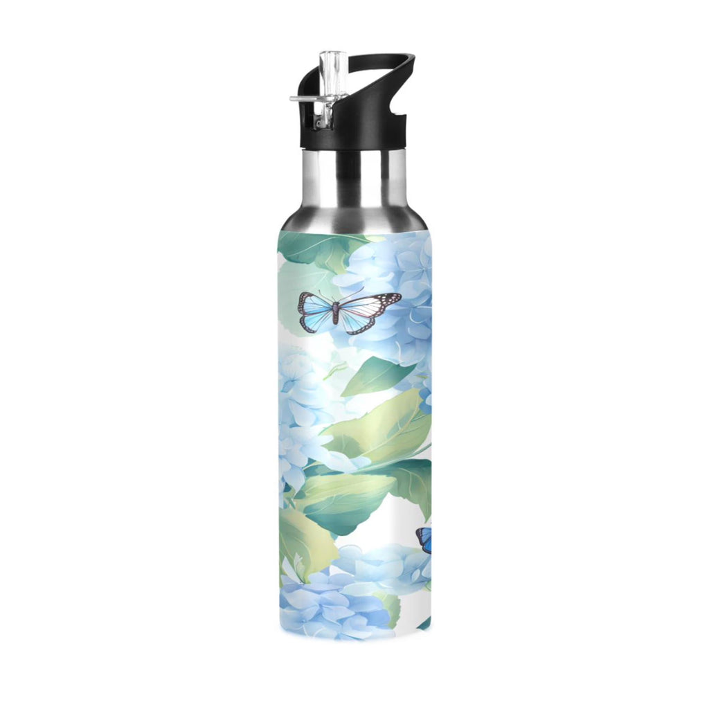 Stainless Steel Insulated Water Bottle with Straw Lid B14431