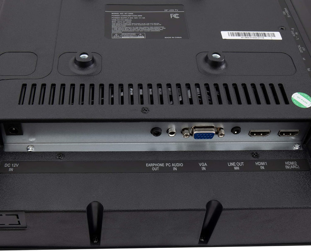 RV TV 28 720p HD 12v DC or 120v AC 3X HDMI Ports Built-in Tuner Y998