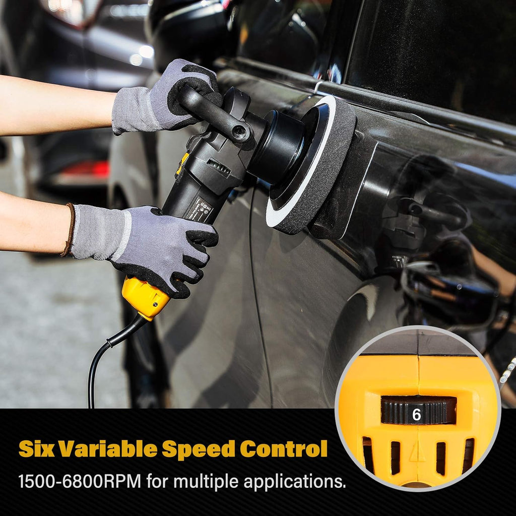 6 Inch Dual Action Polisher with Variable Speeds V531