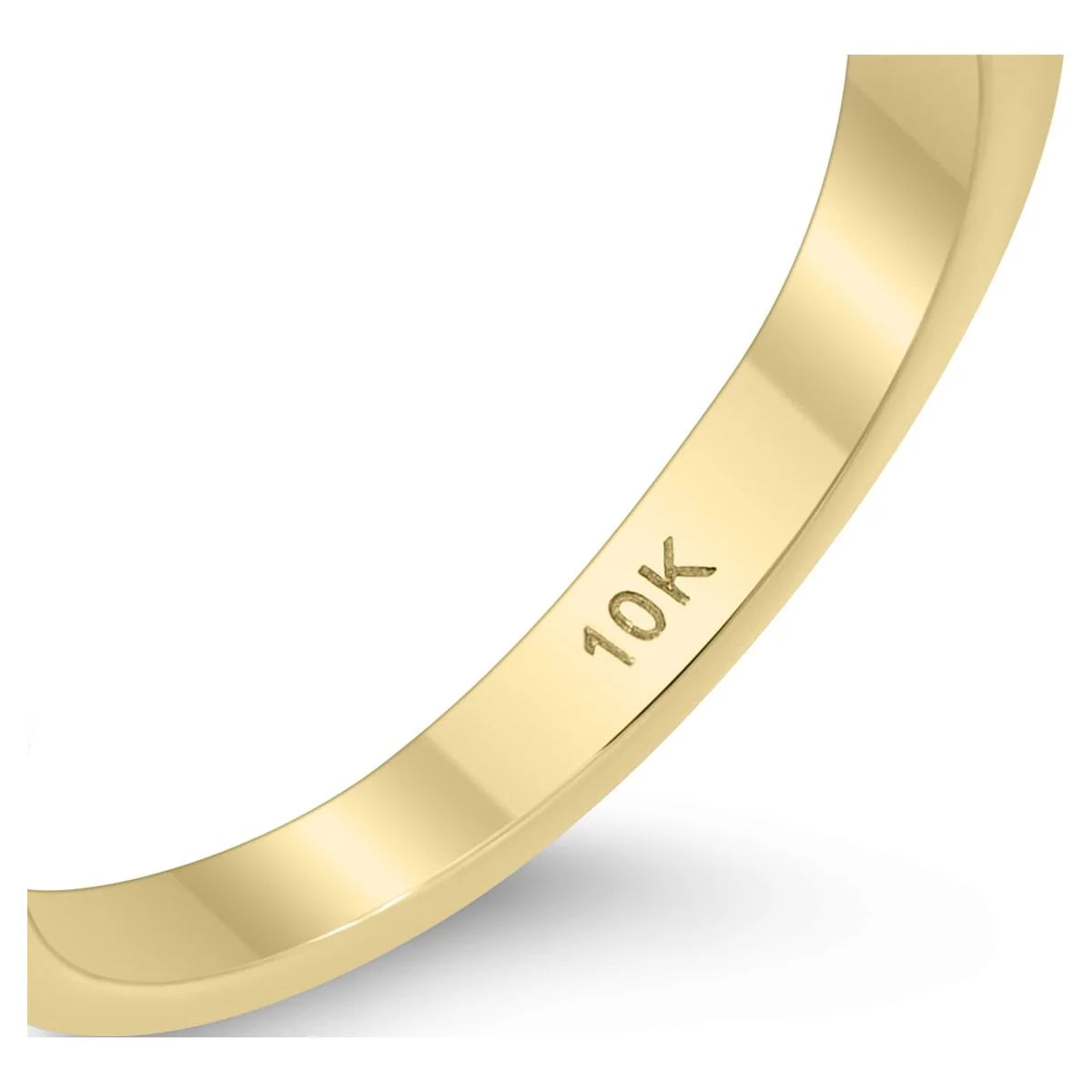 Pear Shaped Peridot and Diamond Band in 10K Yellow Gold I4444