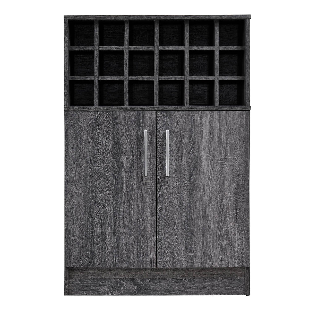 Sonoma Gray Oak Bar Cabinet L29419