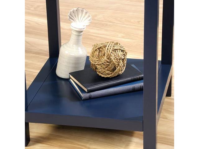 Indigo Blue Finish Side Table W541976