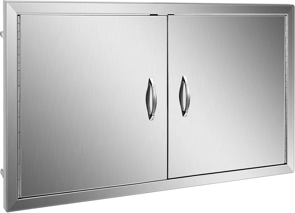 Stainless Steel Double BBQ Door 39W x 26H Inch E3134