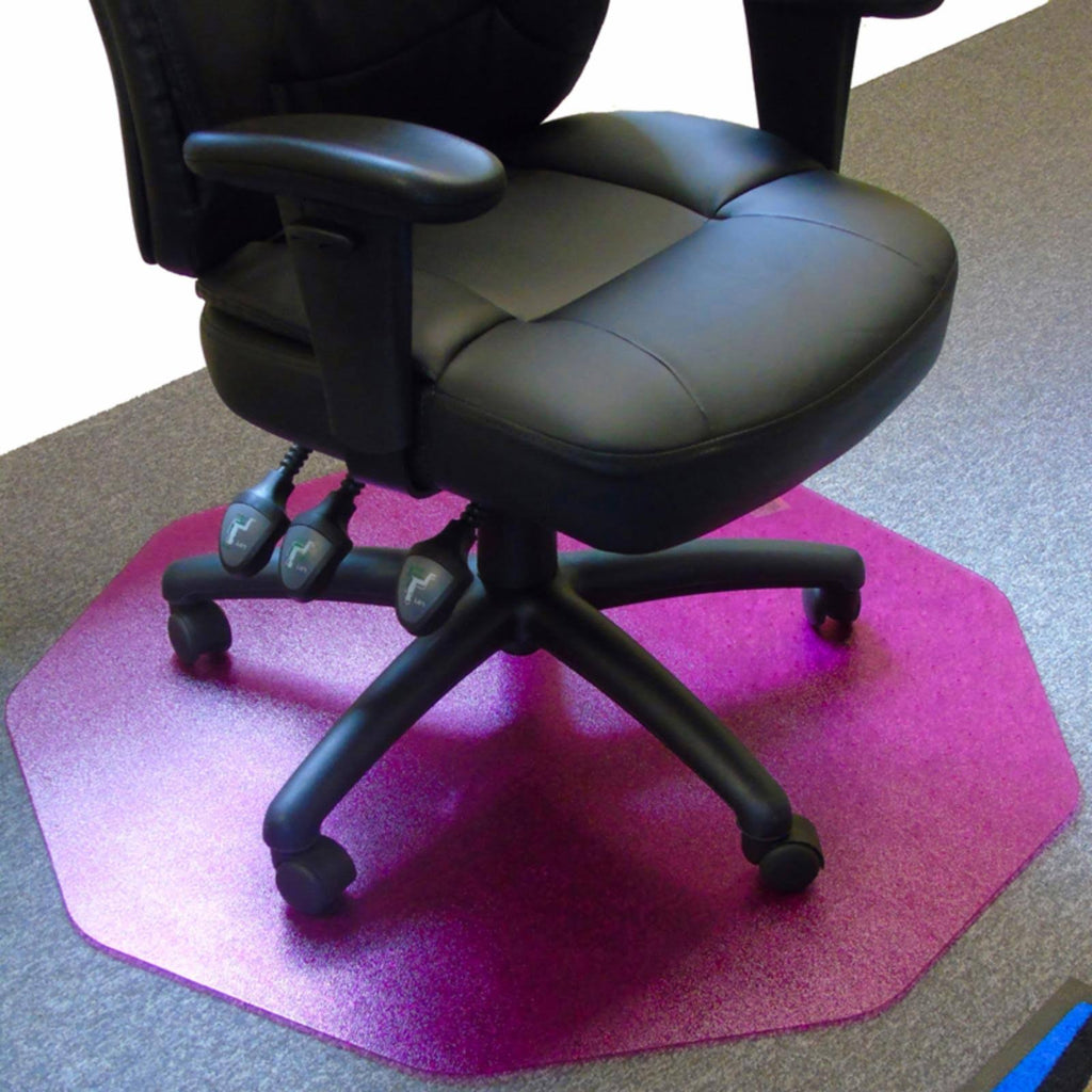 Pink Polycarbonate Chair Mat U686