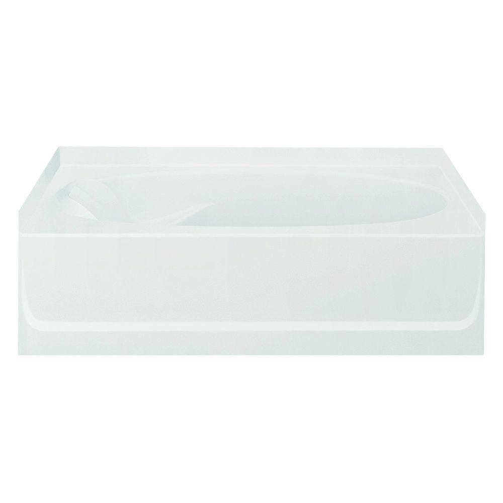 Ensemble Bathtub, 60-Inch x 42-Inch x 16-Inch, Right-Hand, White R3253