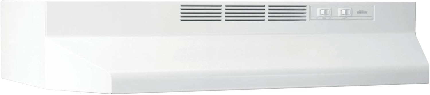 Black Ductless Range Hood Insert with Light F758