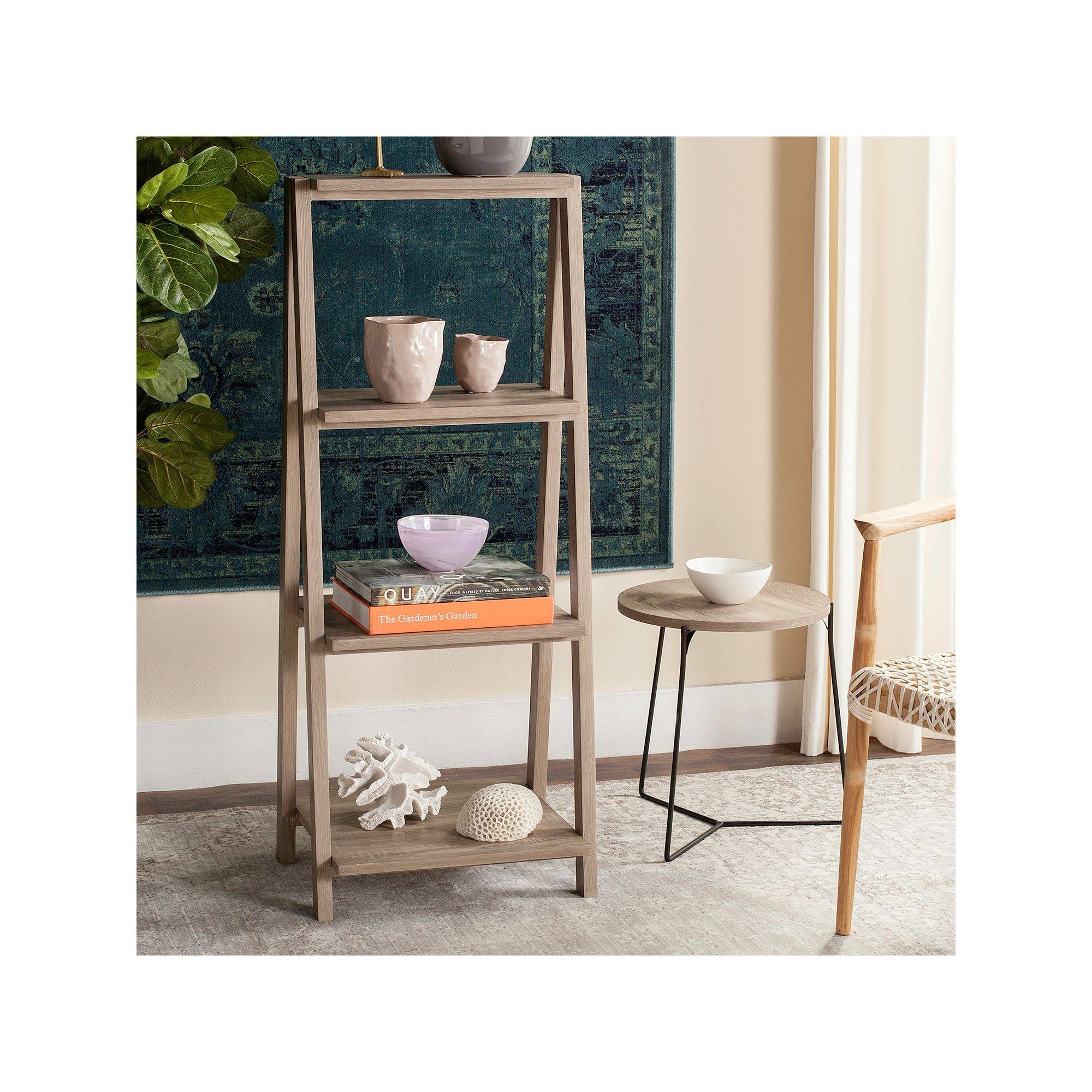 Retro Scandinavian Three Tier Shelf Light Grey A577241