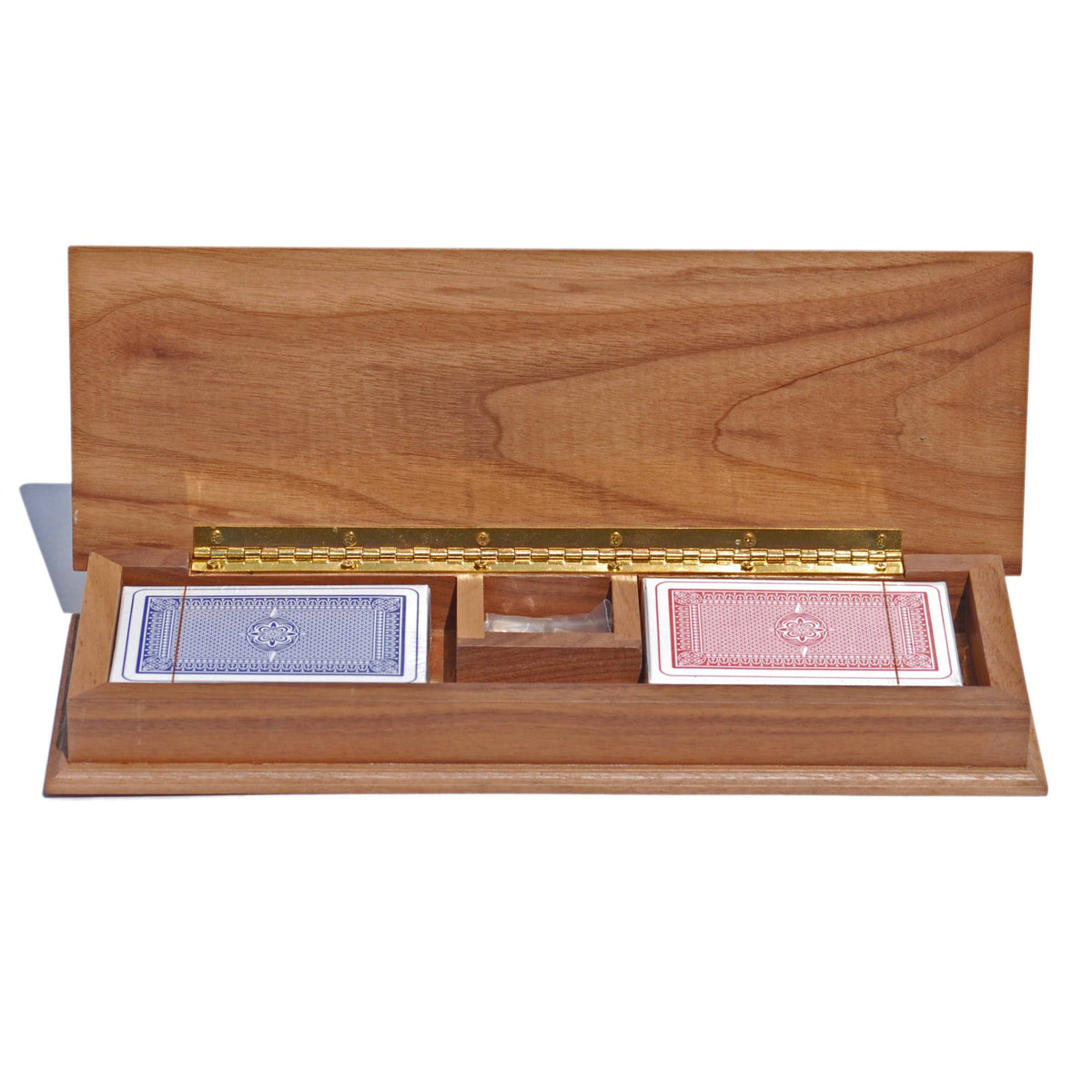 Solid Walnut Wood Cabinet Cribbage Set P498