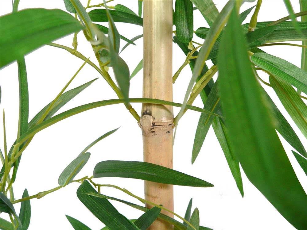8-ft Tall Silk Bamboo Tree Screen U3651