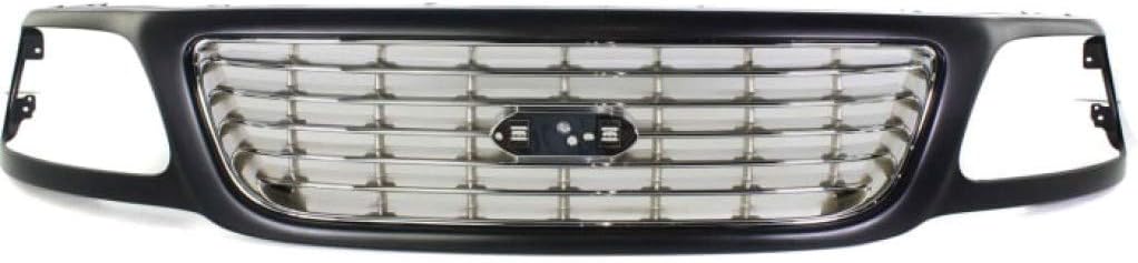 Black Shell Grille Assembly with Chrome Insert A330930