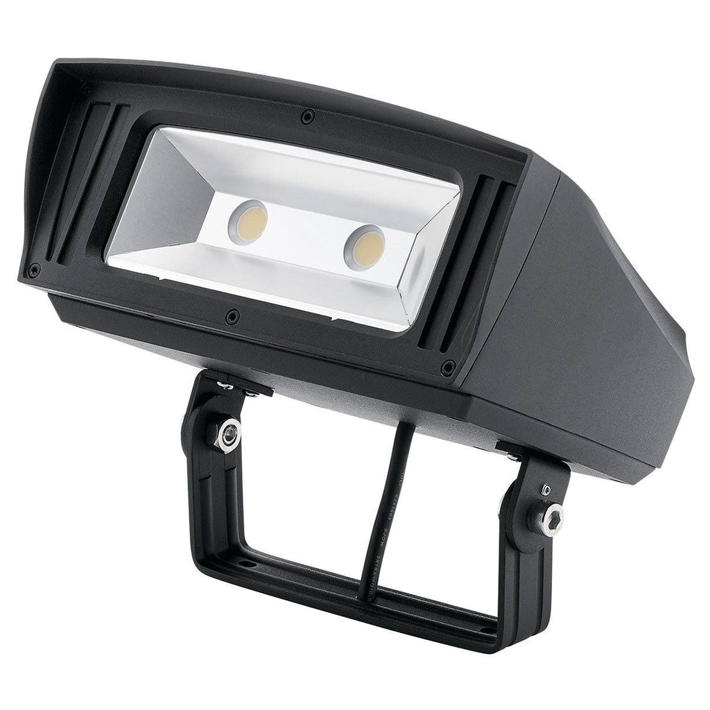 Textured Black LED Landscape Flood Light L6265