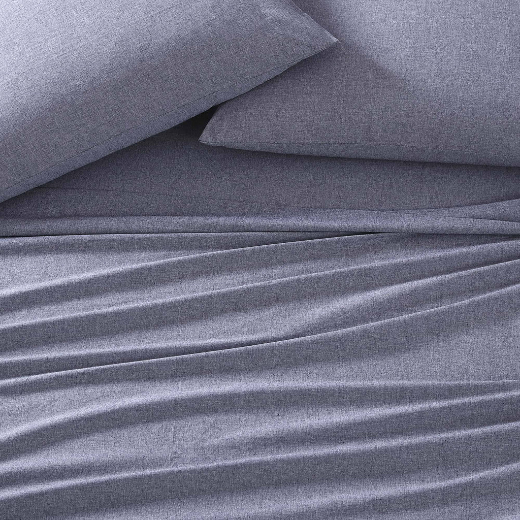 Beige King Percale Sheet Set Y219034