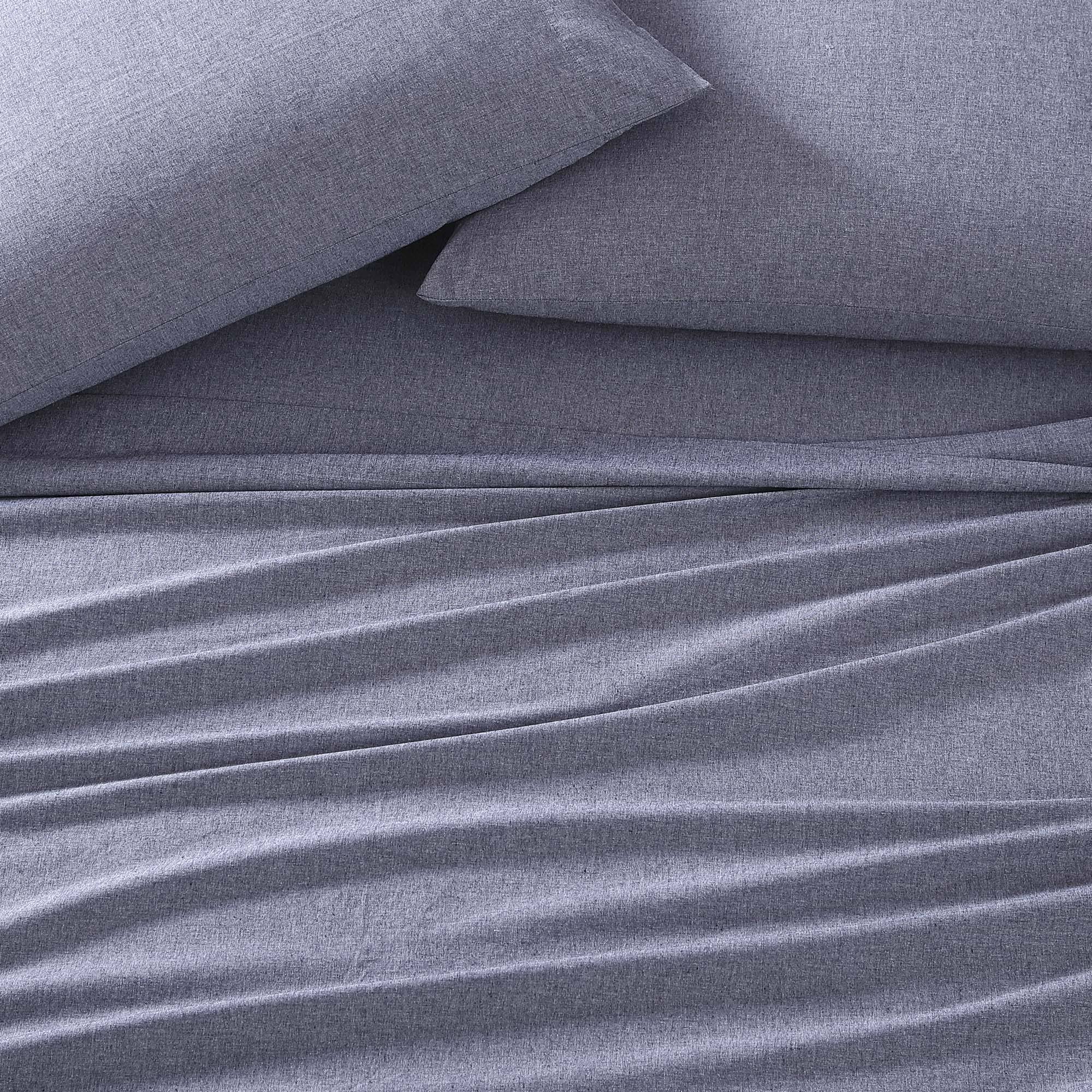 Beige King Percale Sheet Set Y219034