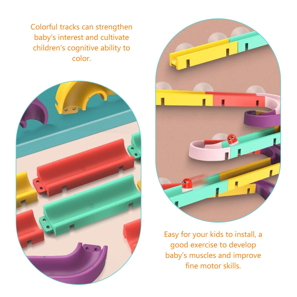 Rolling Ball Track Toy Building Toy DIY Educational Toy Y3999