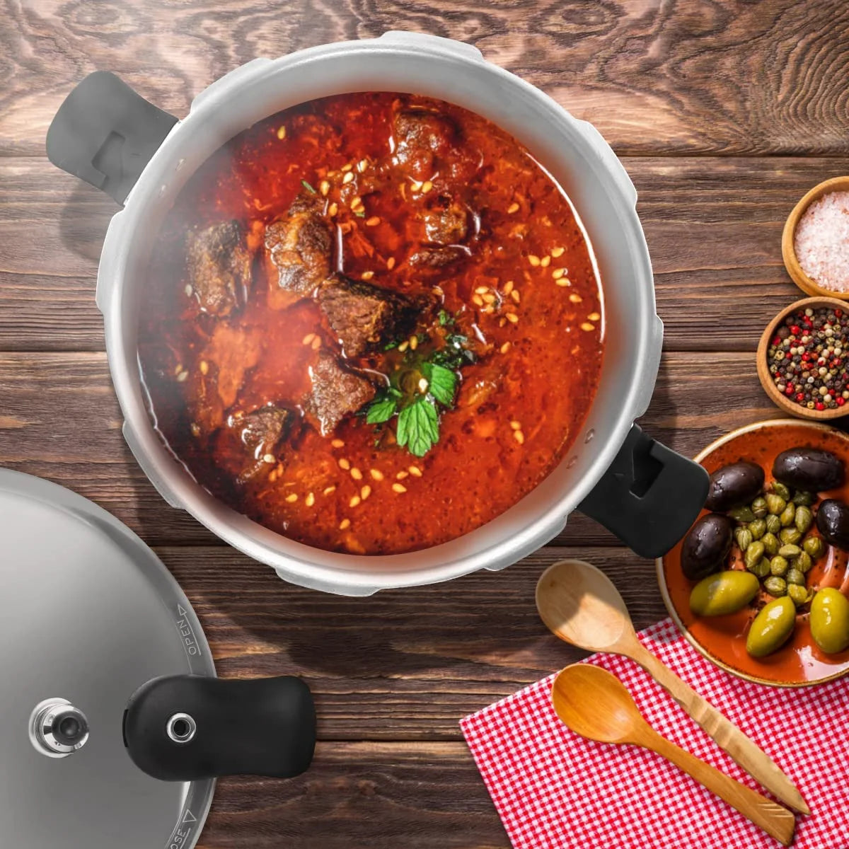 23 Quart Nonstick Aluminum Pressure Cooker and Canner D54423