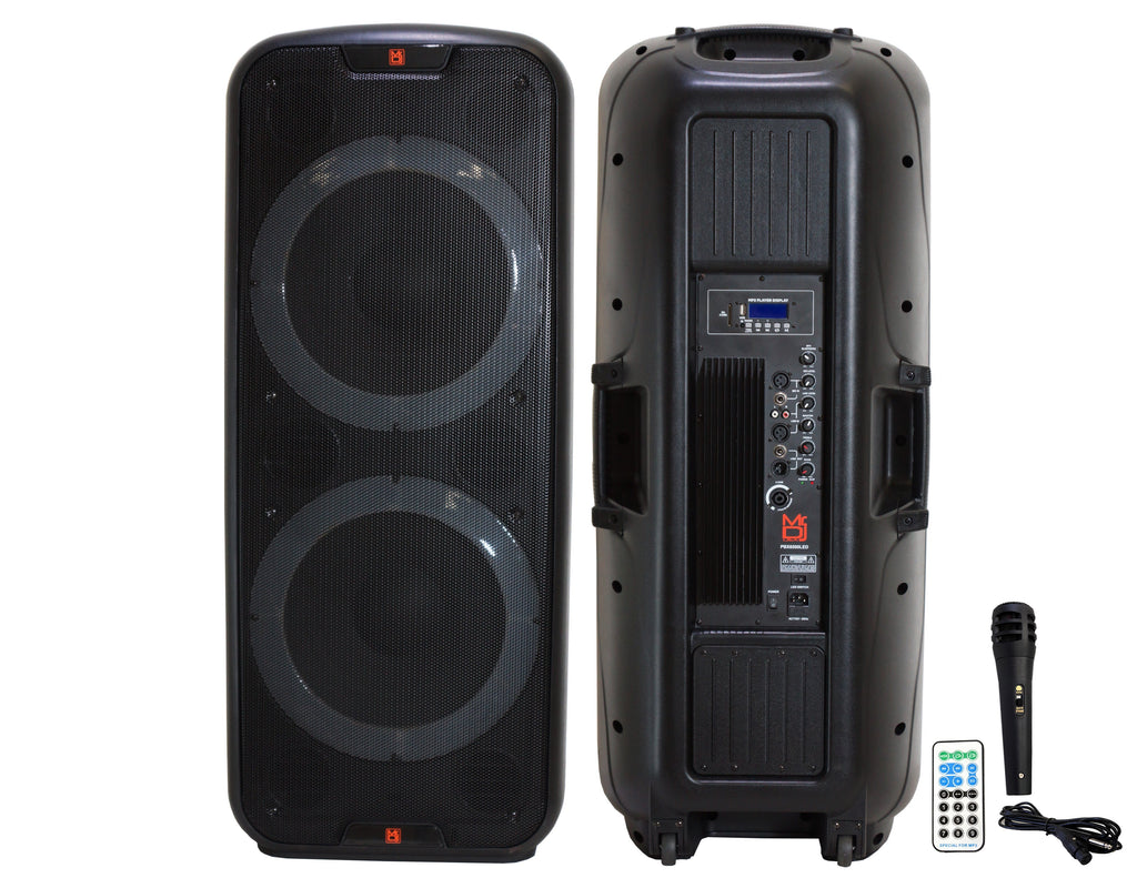 Dual 15” 3-Way Powered PA Loudspeaker C271862