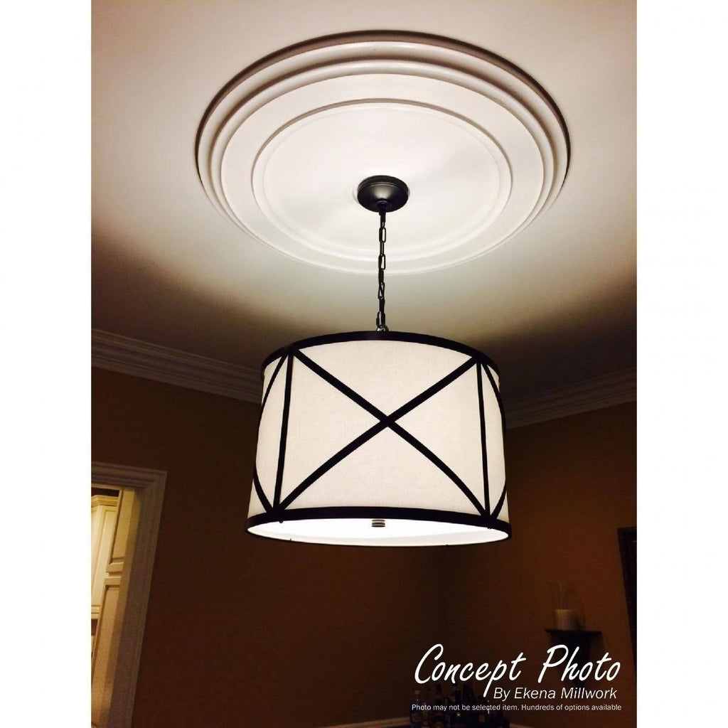 Green Gold Hand-Painted Ceiling Medallion A827267