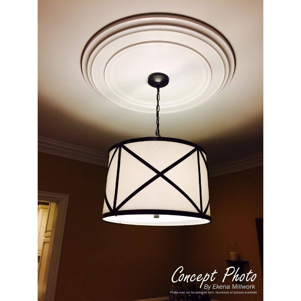 Green Gold Hand-Painted Ceiling Medallion A827267